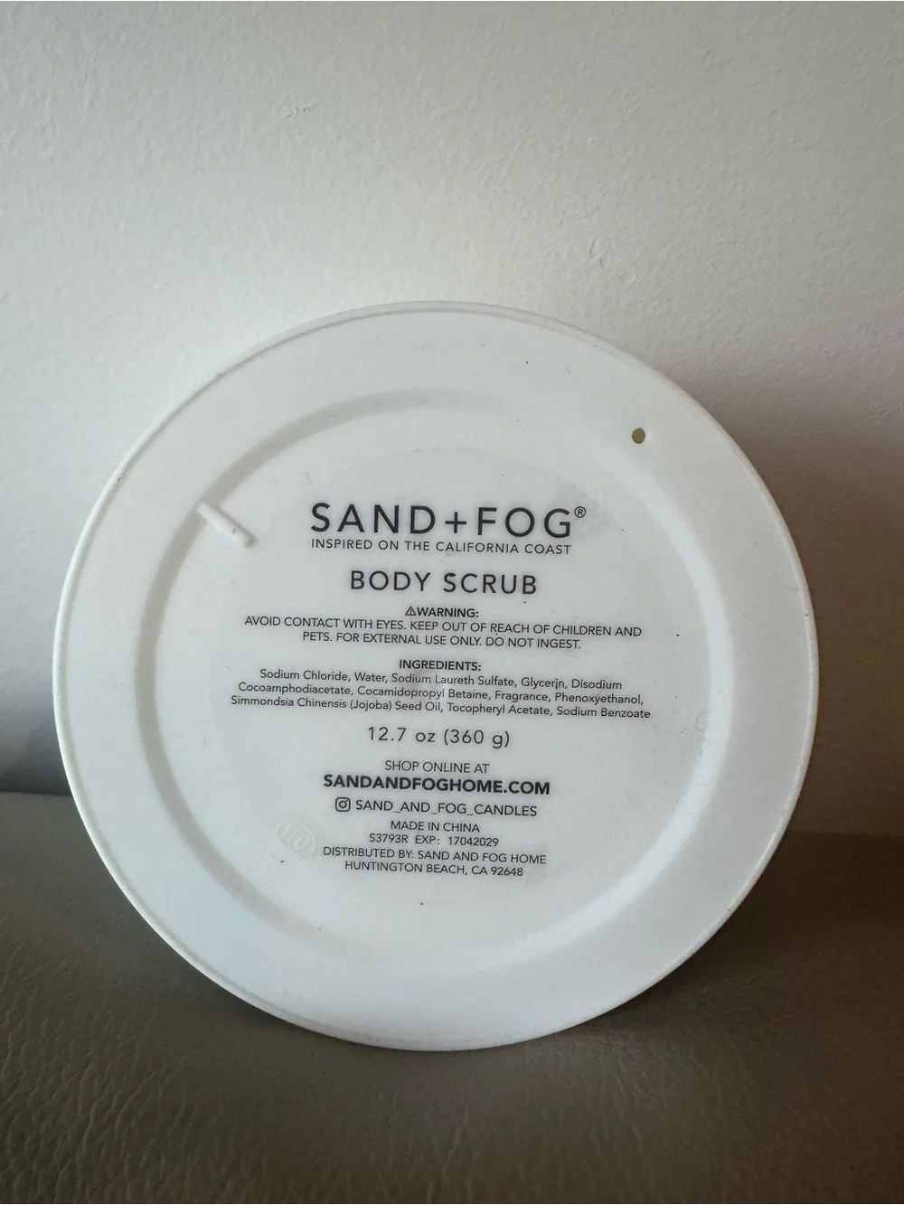 Sand + Fog Toasted Marshmallow Body Scrub — LIMITED EDITION